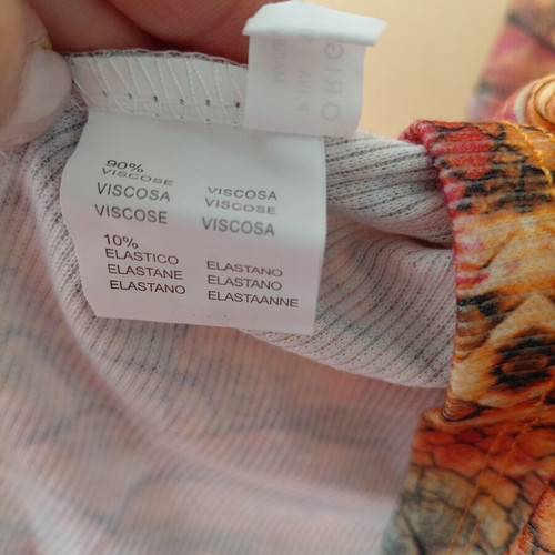 Sleeveless Italian blouse Elina Imagine medium, new, mermaid color viscose