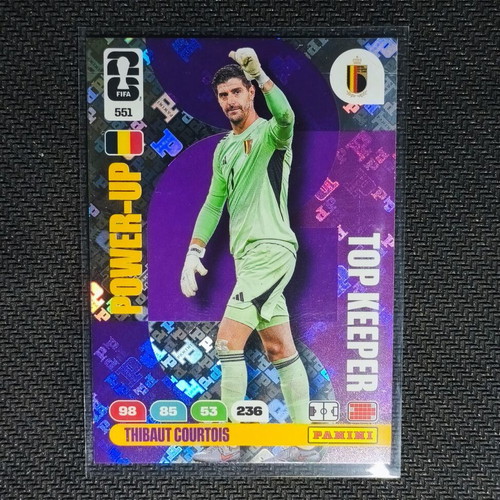 Belgium Lot of 3 Power-Up Cards Courtois De Bruyne Lukaku new