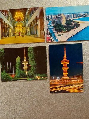 Postcards like new, pack of 4 from Thessaloniki