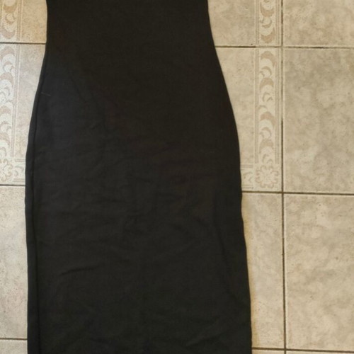 Zara long dress size L like new, total black