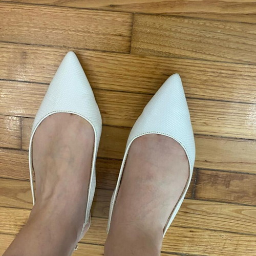 Asos slingback pumps white size 38 used