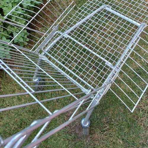 Metal two-piece sun lounger new