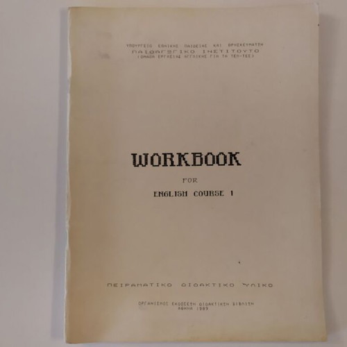 Workbook for English Course 1 used, grade A Technical Vocational High School