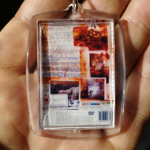 Resident Evil 4 PS2 acrylic keychain new