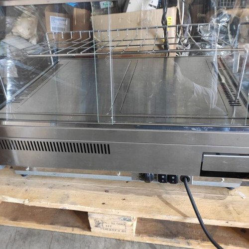 Display warmer like new for hot savory foods