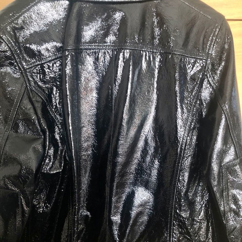 Unisex Guy Laroche leather jacket black, like new, size M