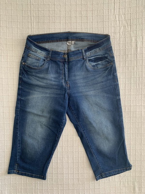 Giada women's denim bermuda shorts 4XL, blue