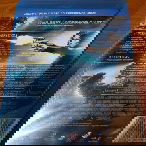 Blue ray disc Underworld awakening με ελληνικούς υπότιτλους 2d