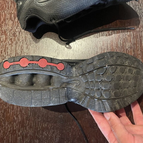 Nike DN athletic shoe, black, size 46
