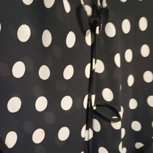 Polka Dot Shirt Black and White like new, size XXXL