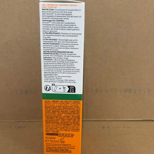 La Roche-Posay Anthelios UVMune SPF50+ Oil Control Gel-Cream 50ml new