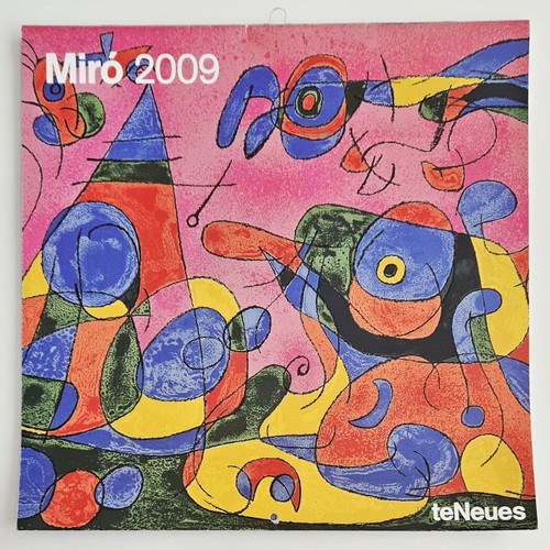 Joan Miro Wall Calendar 2009 like new