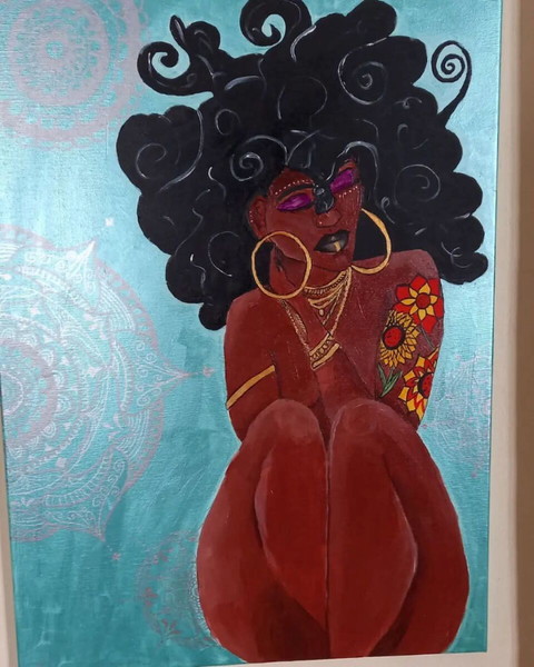 "Lost in my mind" painting