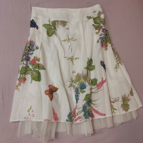 Midi skirt Francesca Borghese like new with tulle lining