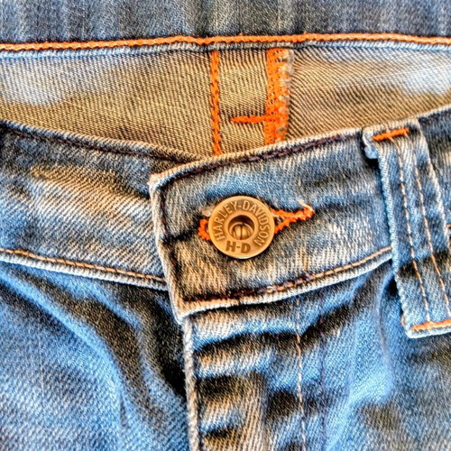 Harley Davidson women's jeans pants used, blue, size 40