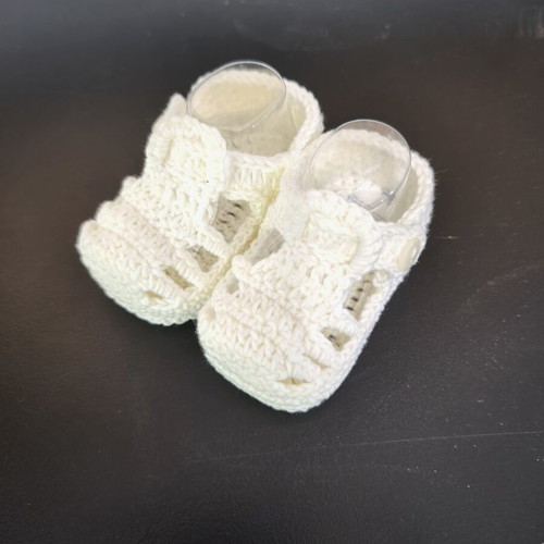 Handmade baby booties new, unused, Greek made