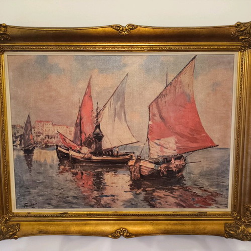 Painting by Heinrich Faust used, collectible art