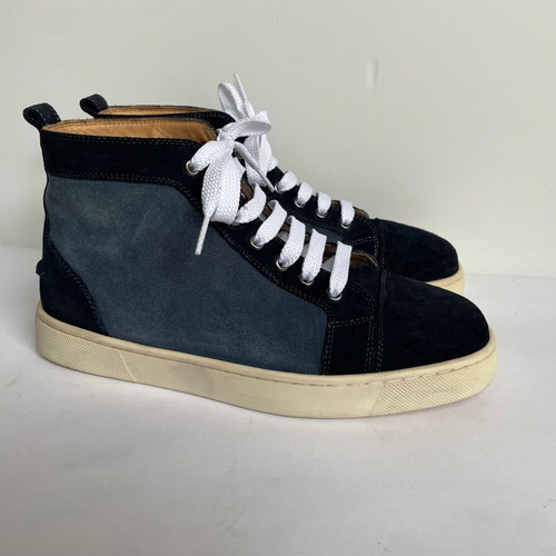 Christian Louboutin men sneakers like new, size 41, gray and black