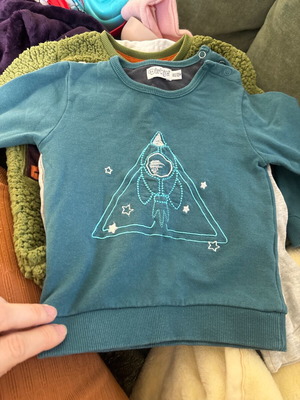 Sweatshirt used size 80 for 12 months blue
