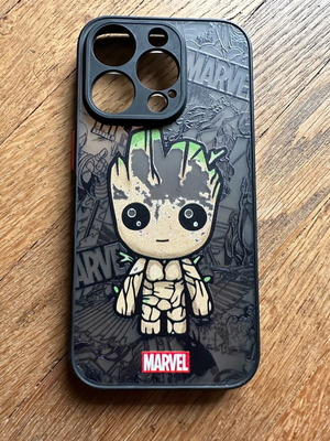 Marvel case for iPhone 14 Pro used with design wear