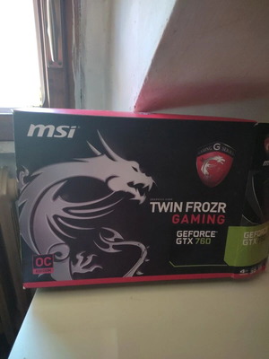 MSI Twin FROZR GeForce GTX 760 Gaming OC 4GB Graphics Card