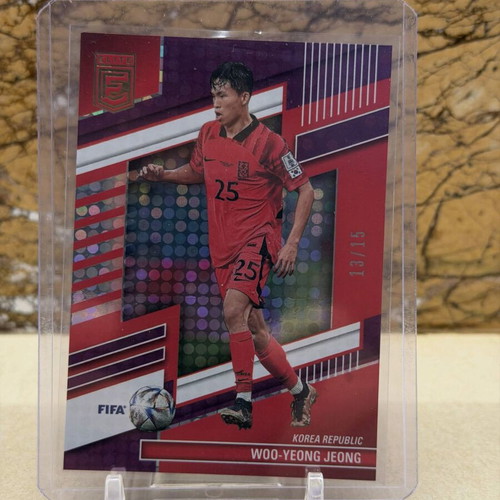 2022-23 Panini Donruss Elite FIFA Soccer Woo-Yeong Jeong Purple Disco card new
