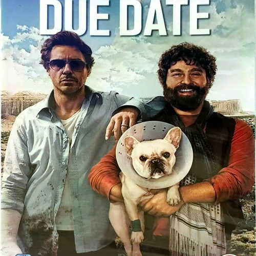 Due Date DVD κωμωδία με Robert Downey Jr και Zach Galifianakis σφραγισμένο