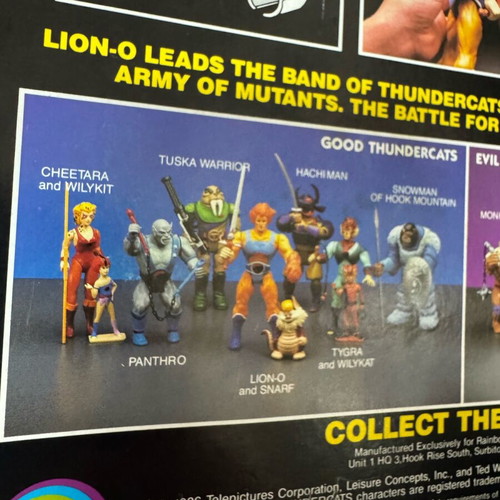 ThunderCats Lion-O Action Figure LJN 1986 New