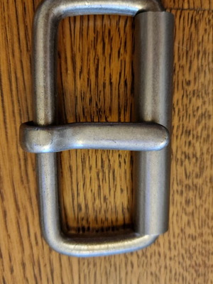 Metal buckle like new, silver