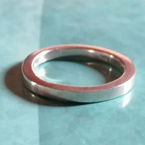 Men's Silver 925 Industrial Wedding Ring No 64 New