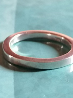 Men's Silver 925 Industrial Wedding Ring No 64 New