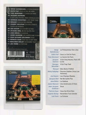 Music Guide: Paris Enhanced CD National Geographic like new