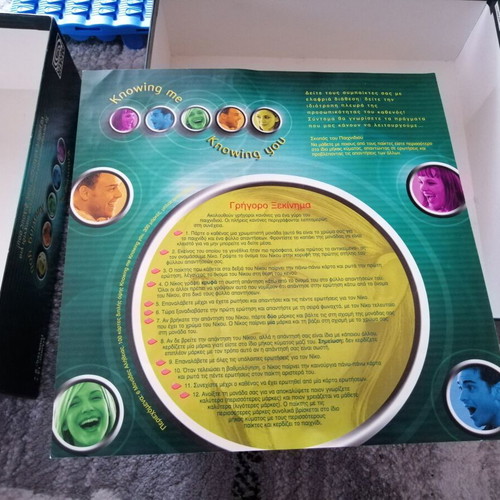 Knowing me Knowing you board game used with box wear