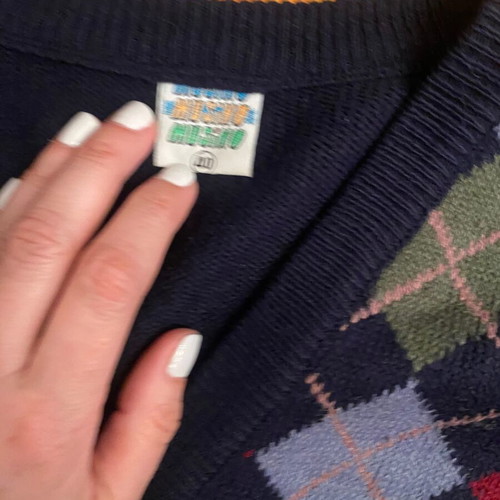 Vintage cardigan blue medium used for 7 years Musino