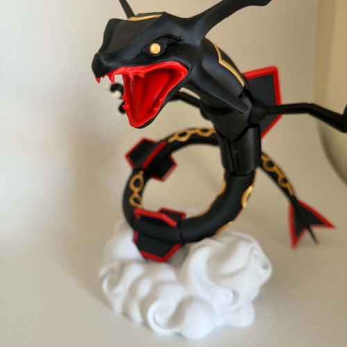 Pokemon Rayquaza 3D Printed Miniature like new