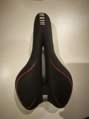 Gel bicycle saddle