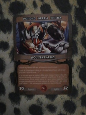Gormiti authentic elemental fusion card like new