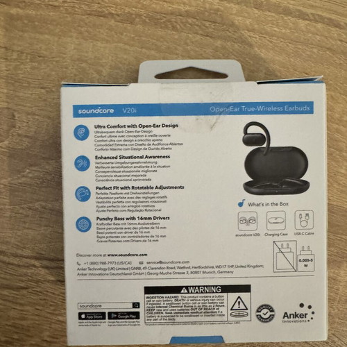 Soundcore V20i earbuds new with 2-year warranty