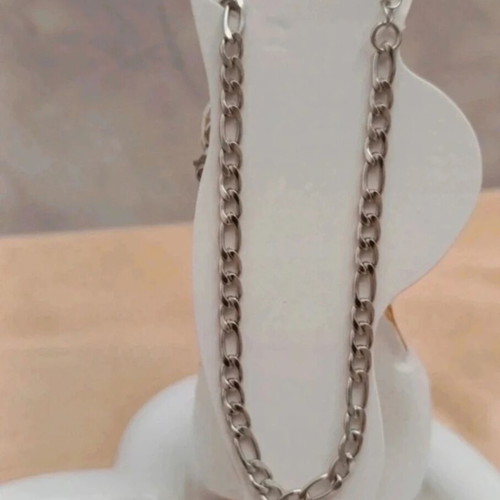 Stainless steel anklet chain new, silver color