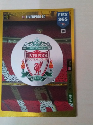 Liverpool sticker card new 2020-21 Panini