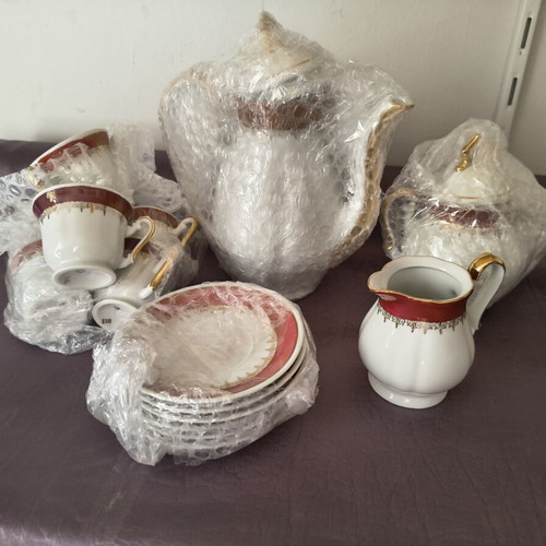 FP Zaječar vintage porcelain tea and coffee set for 6