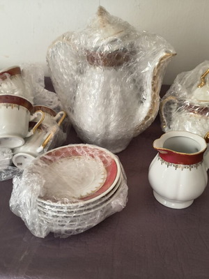 FP Zaječar vintage porcelain tea and coffee set for 6