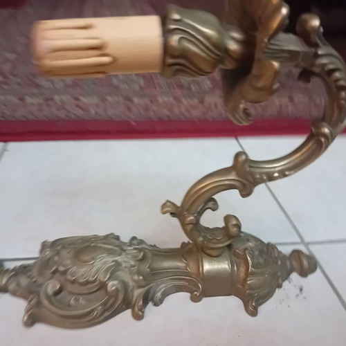 Large brass applique like new, solid, antique