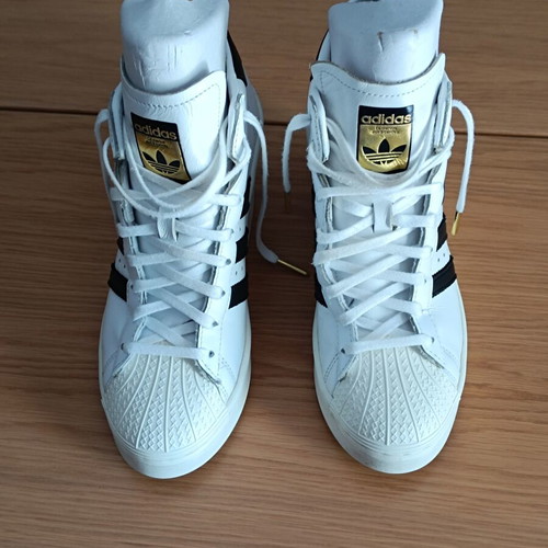 Adidas Superstar Ellure Wedge Platform High Top sneakers size 37.5 like new