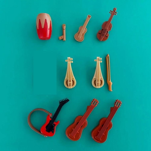 Playmobil musical instruments used set