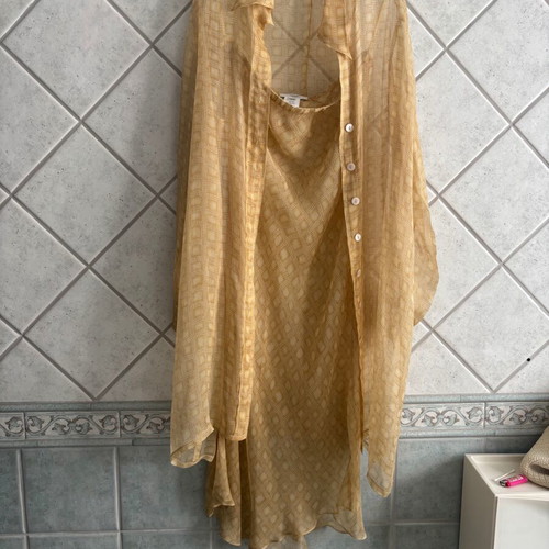Whistles London vintage silk dress and blouse set, UK 14
