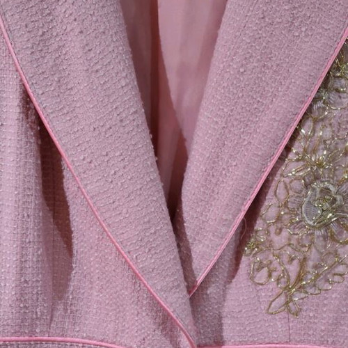 Vero Moda pink fitted women's blazer like new with embroidery