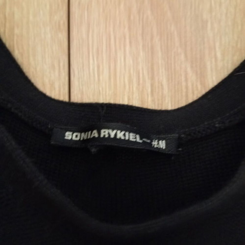 Φόρεμα Sonia Rykiel for H&M μαύρο βαμβακερό πλεκτό μέγεθος XL σαν καινούργιο