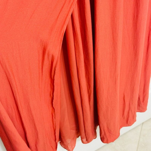 Zara orange maxi dress like new