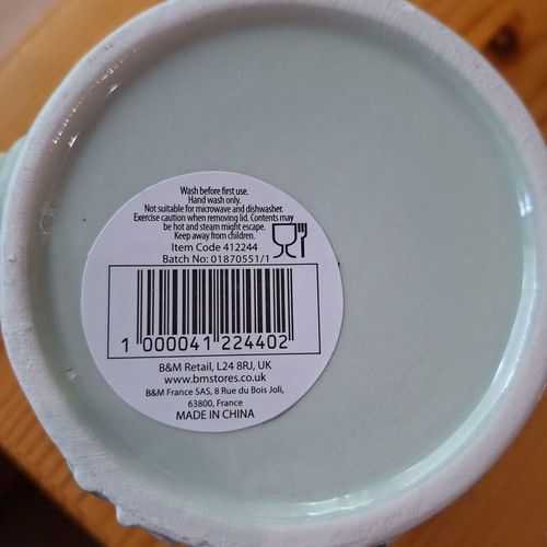 Ceramic cup with house-shaped lid new decorative